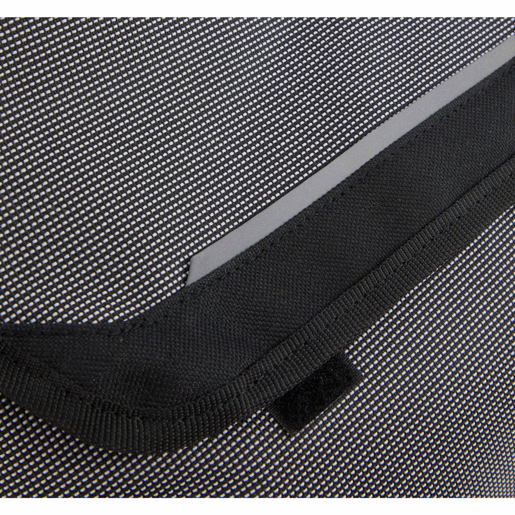 Dover Messenger Bag with Laptop Sleeve in Recycled PET - Gray - Detail 2