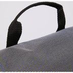 Dover Messenger Bag with Laptop Sleeve in Recycled PET - Gray - Detail