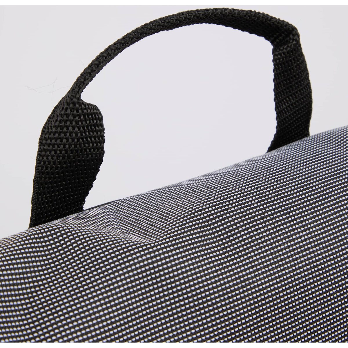 Dover Messenger Bag with Laptop Sleeve in Recycled PET - Gray - Detail