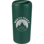 Drake Recycled Tumbler with Twist Lid, 16 oz Laser Engraving - Green - Front