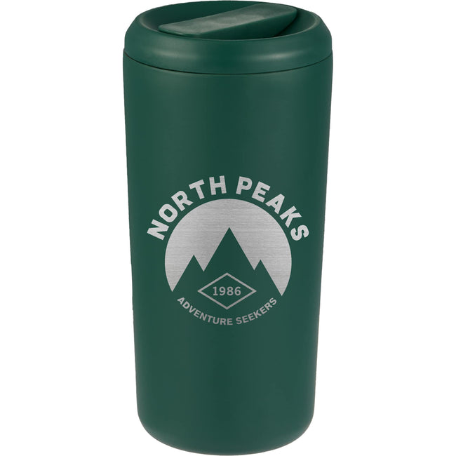 Drake Recycled Tumbler with Twist Lid, 16 oz Laser Engraving
