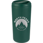 Drake Recycled Tumbler with Twist Lid, 16 oz Laser Engraving - Green - Lid Front