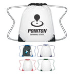 Drawstring Backpack in Clear EVA
