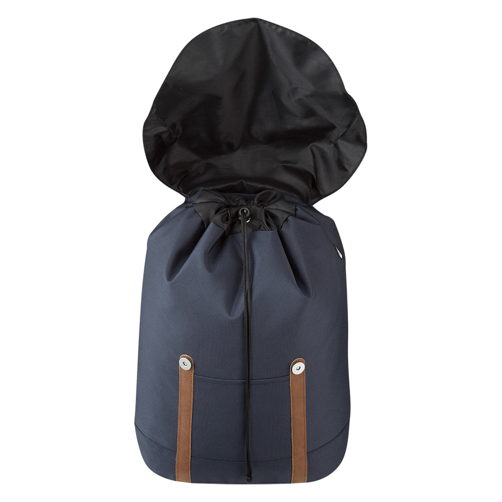 Drawstring Backpack with a Flap - Inset_Blank