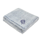 Dream Weaver Plush Blanket in Recycled PET - Navy - Embroidery