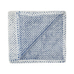 Dream Weaver Plush Blanket in Recycled PET - Navy - Folded