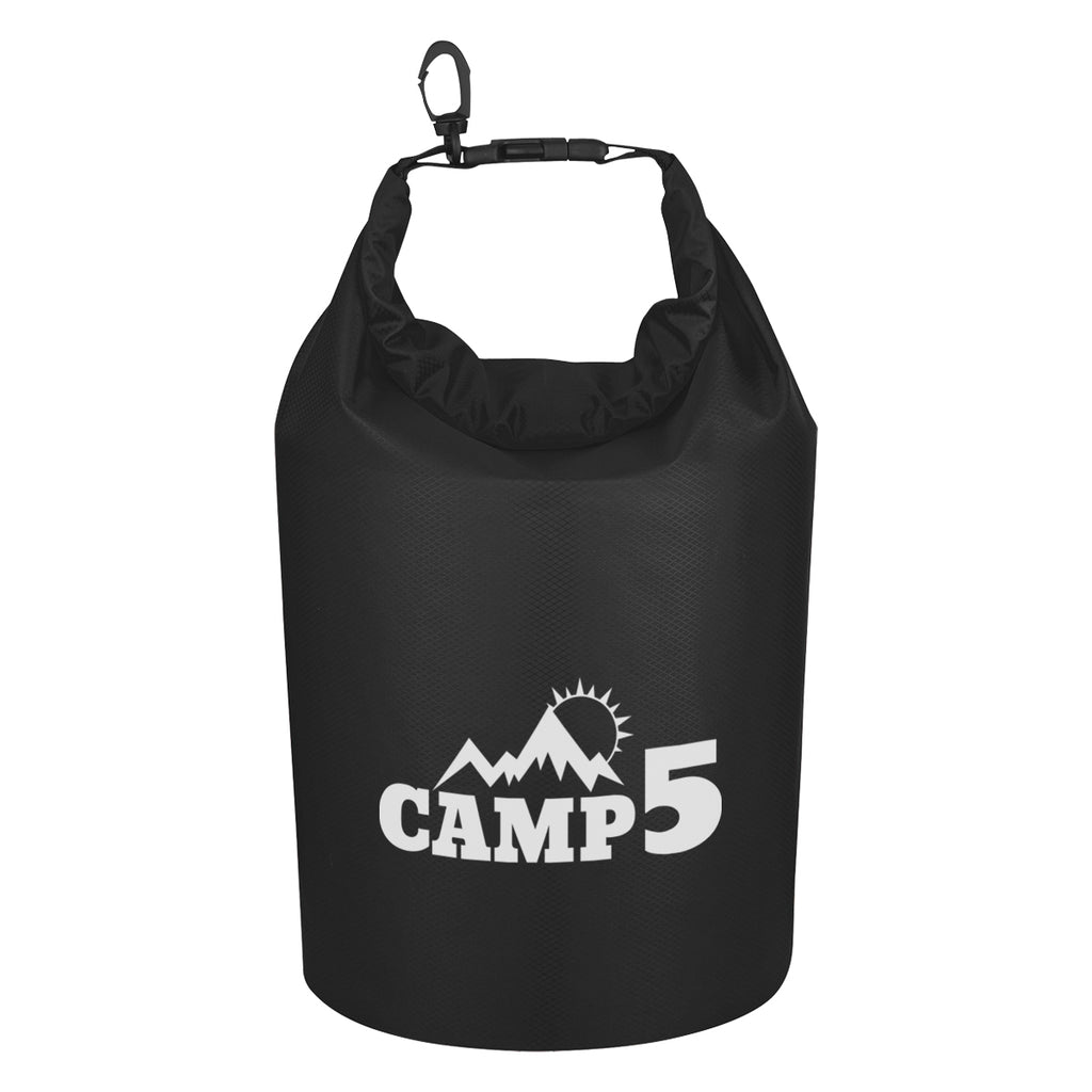 Dry Bag, Waterproof - Black - Silk Screen