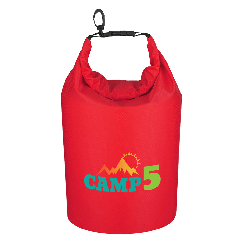 Dry Bag, Waterproof - Red - Colorbrite