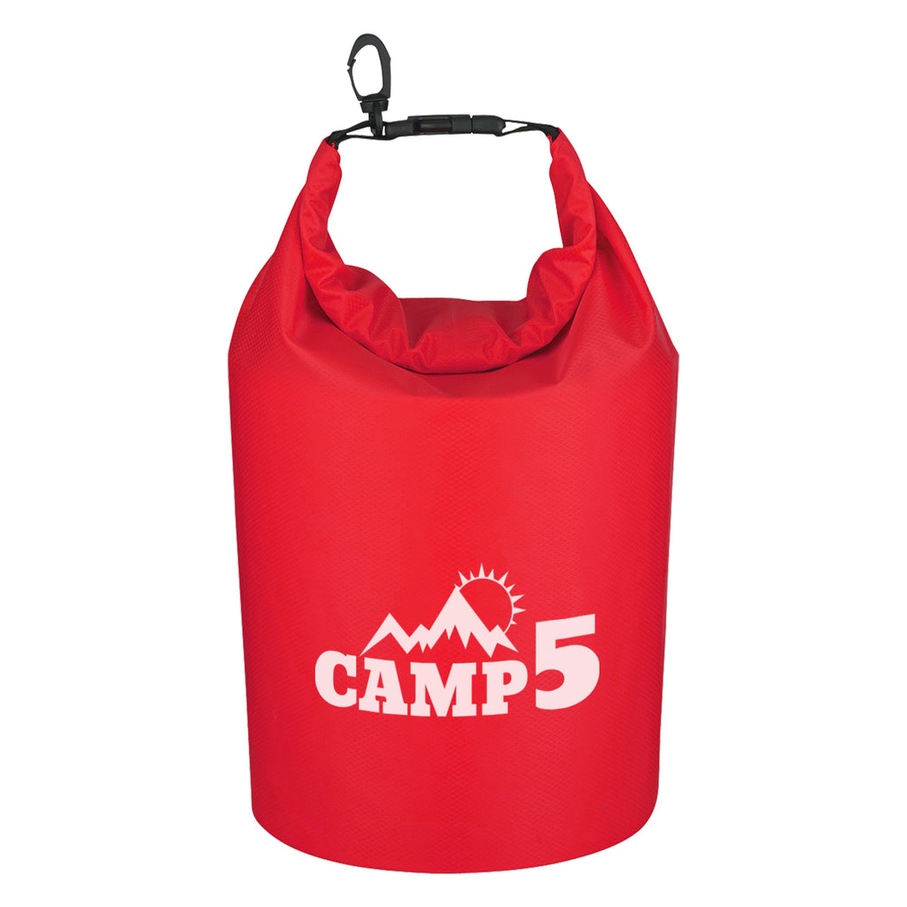 Dry Bag, Waterproof - Red - Silk Screen