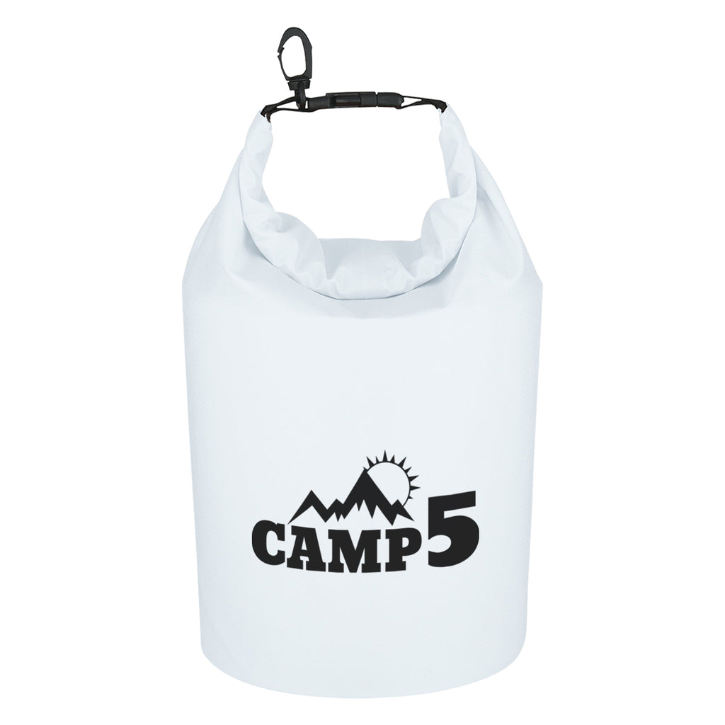 Dry Bag, Waterproof - White - Silk Screen