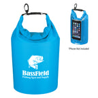 Dry Bag with Window, Waterproof - Light Blue - Silk Screen