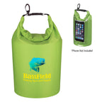 Dry Bag with Window, Waterproof - Lime Green - Colorbrite