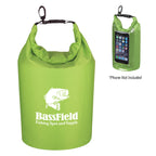 Dry Bag with Window, Waterproof - Lime Green - Silk Screen
