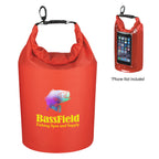 Dry Bag with Window, Waterproof - Red - Colorbrite