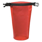 Dry Bag with Window, Waterproof - Red - Open