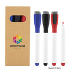 Dry Erase Marker Set, Three Piece - 3 Piece Dry Erase Marker Set