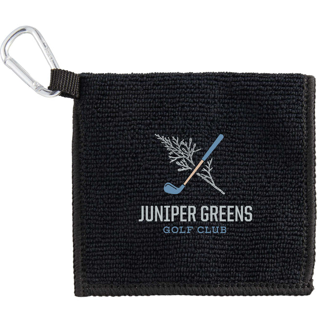 Dual Layer Golf Scrubber Towel with Clip