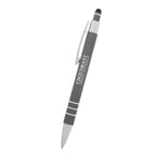 Dublin Pen with Stylus - Gray - Silk Screen