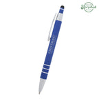 Dublin Pen with Stylus - Royal Blue - Laser Engraving