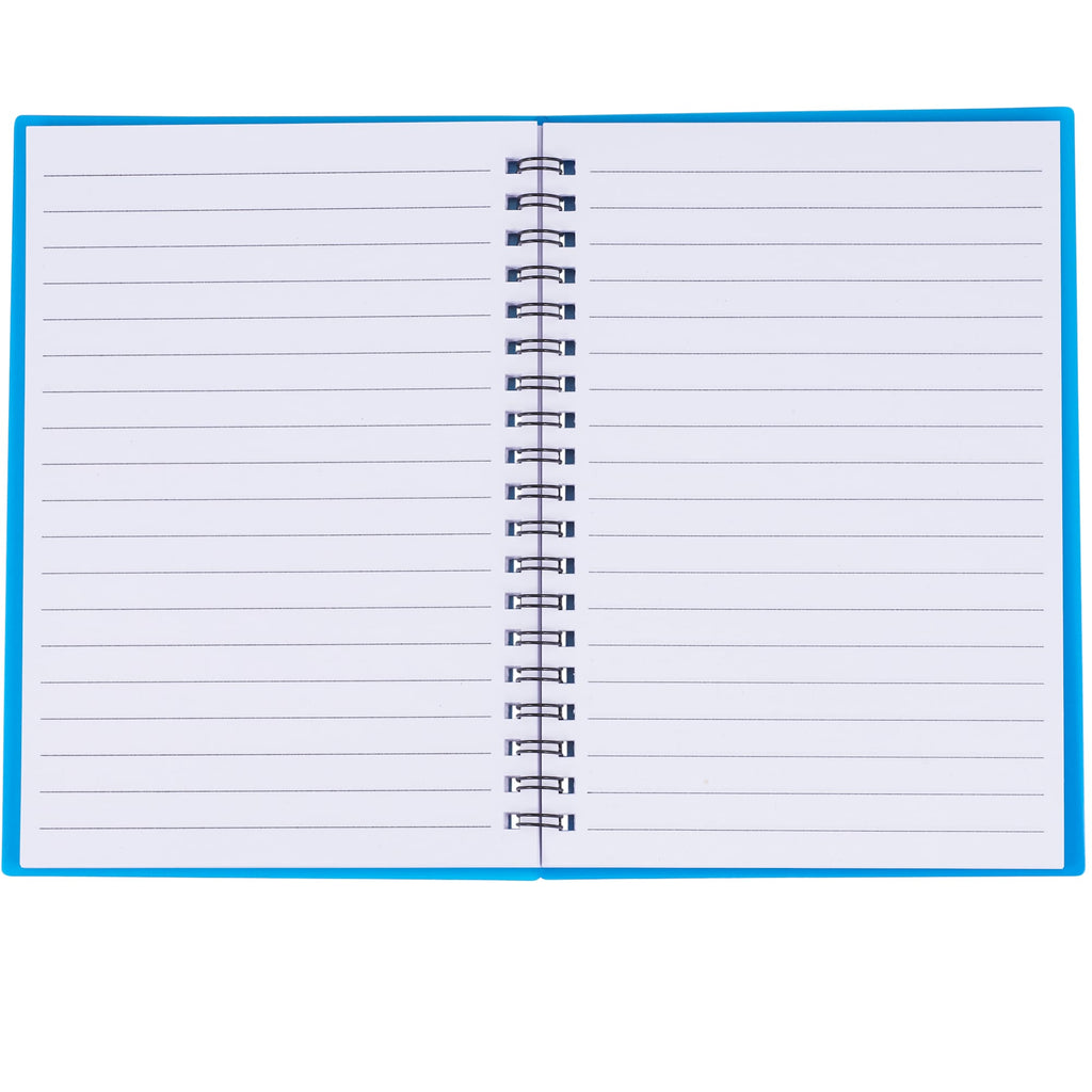 Duchess Spiral Notebook, 5 x 7 Inches - Translucent Blue - Front 2