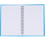 Duchess Spiral Notebook, 5 x 7 Inches - Translucent Blue - Front 2