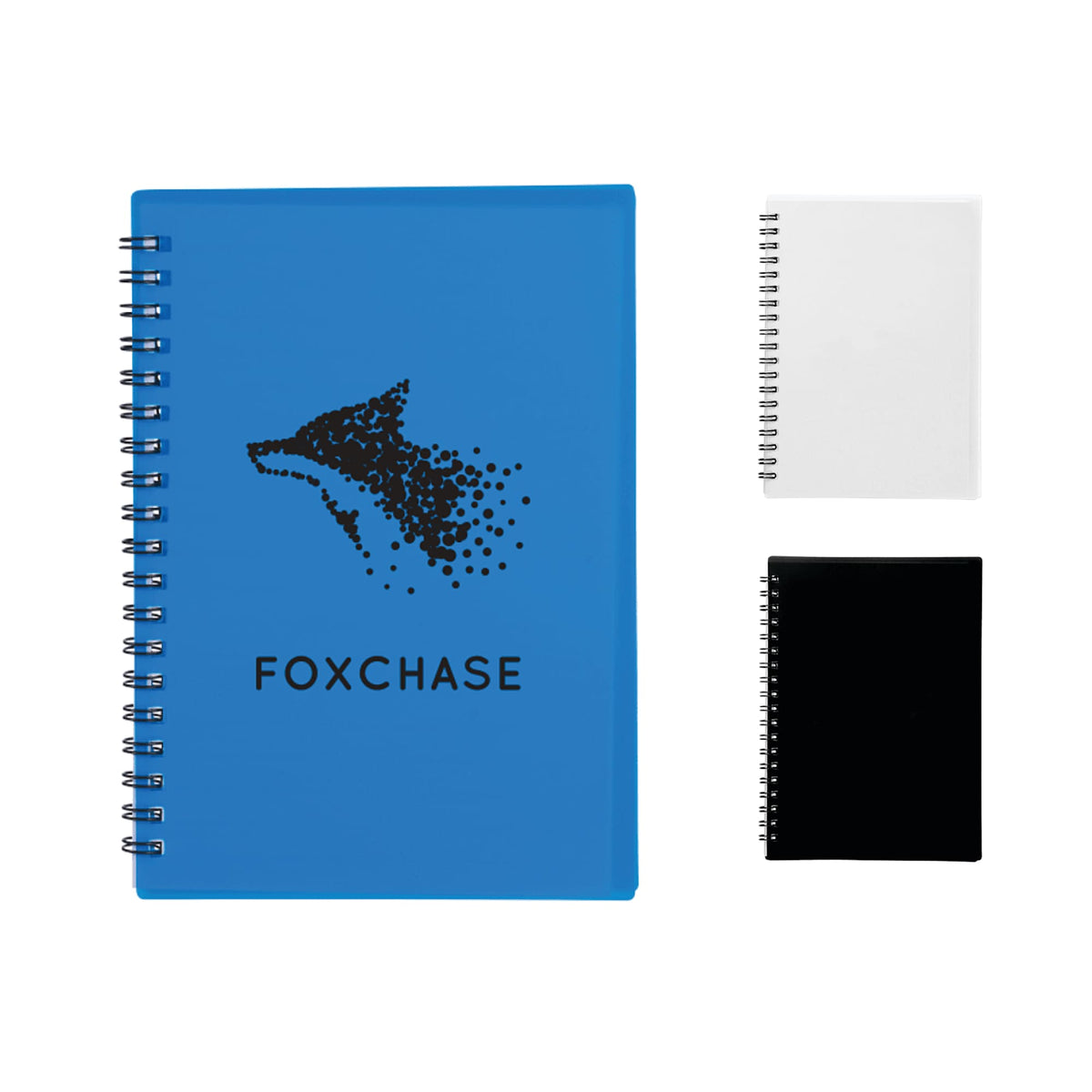 Duchess Spiral Notebook, 5 x 7 Inches - Translucent Blue - Front Group