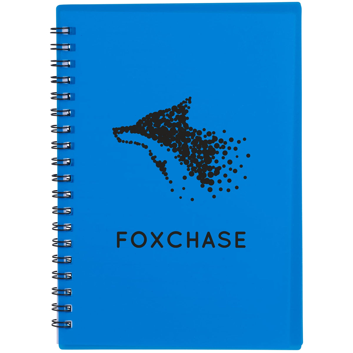 Duchess Spiral Notebook, 5 x 7 Inches - Translucent Blue - Front