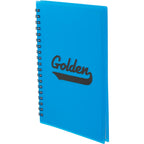 Duchess Spiral Notebook, 5 x 7 Inches - Translucent Blue - Left Angle
