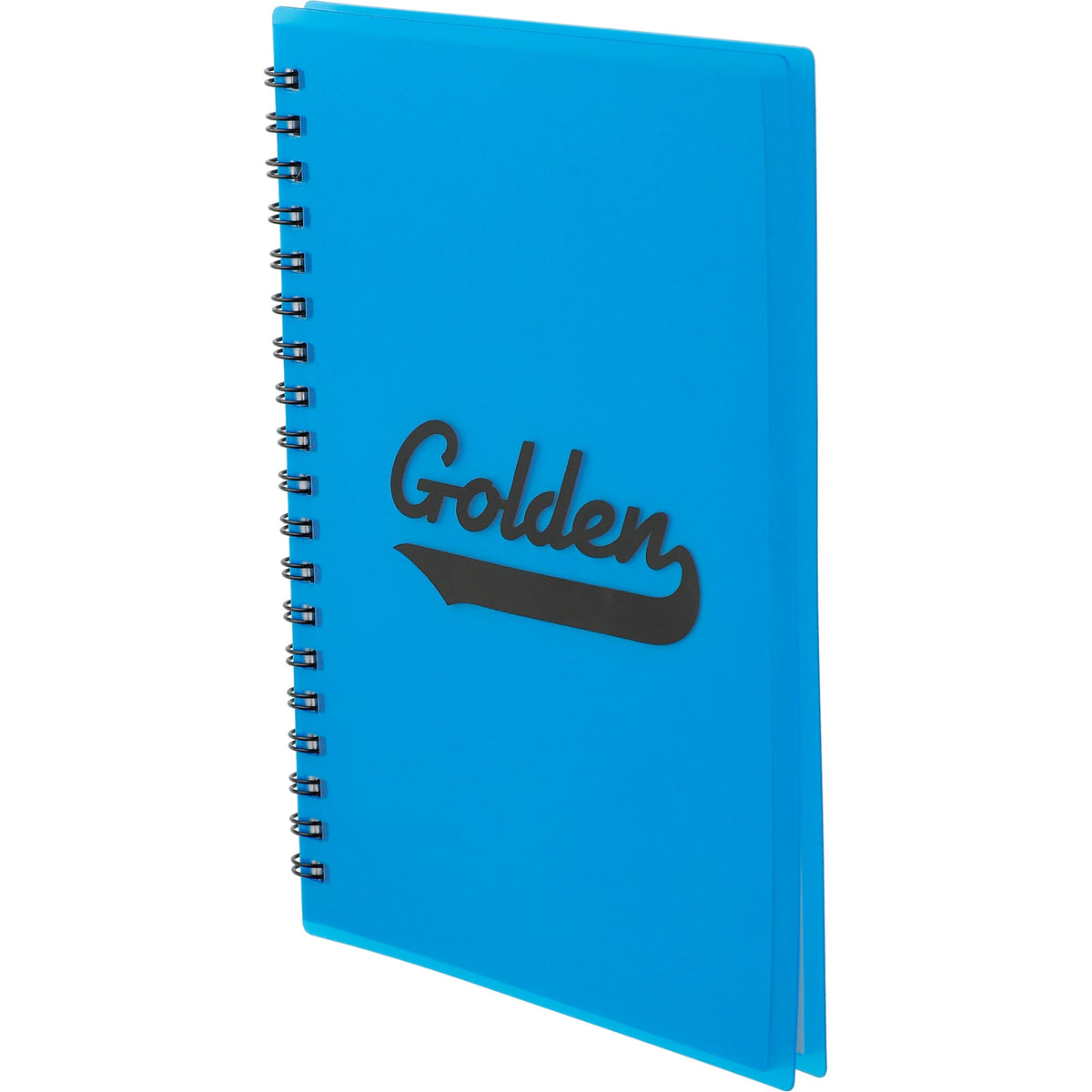 Duchess Spiral Notebook, 5 x 7 Inches - Translucent Blue - Left Angle