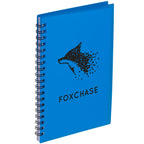 Duchess Spiral Notebook, 5 x 7 Inches - Translucent Blue - Right Angle