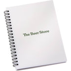 Duchess Spiral Notebook, 5 x 7 Inches - White - Front