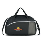 Duffel Bag, Executive Suite - Black With Black - Embroidery