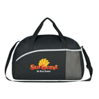 Duffel Bag, Executive Suite Embroidery - Black With Black - Colorbrite