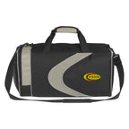 Duffel Bag for Sports - Gray/Black - Embroidery