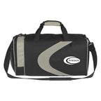 Duffel Bag for Sports - Gray/Black - Silk Screen