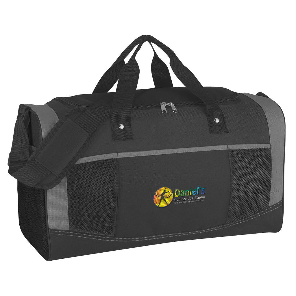 Duffel Bag, Quest Embroidery - Black - Embroidery