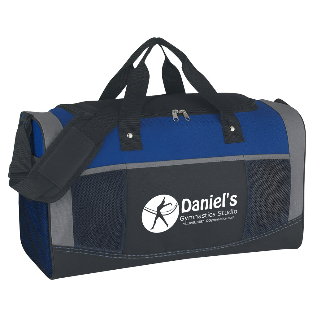 Duffel Bag, Quest Embroidery - Black - Silk Screen