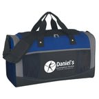 Duffel Bag, Quest Embroidery - Black - Silk Screen