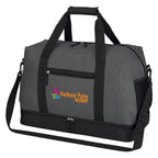 Duffel Bag, Tribeca - Gray with Black - Colorbrite