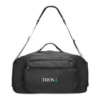 Duffel Bag, WanderLuxe Embroidery - Black - Embroidery