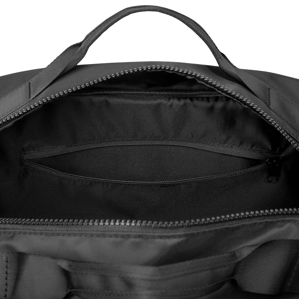 Duffel Bag, WanderLuxe Embroidery - Black - Small_Pocket