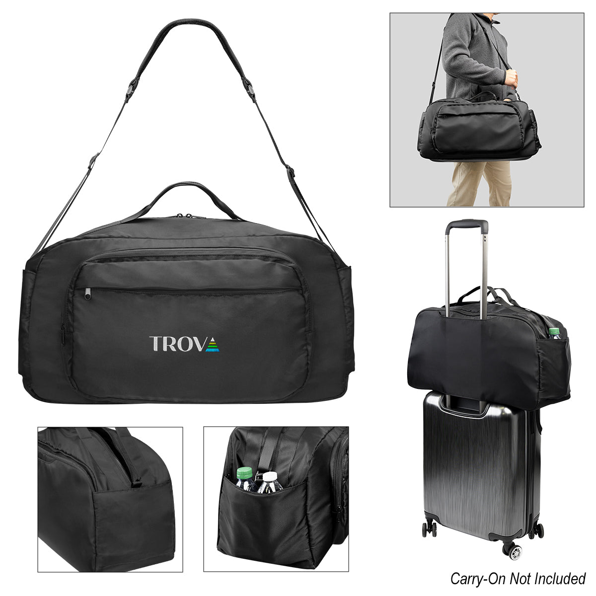 Duffel Bag, WanderLuxe Embroidery