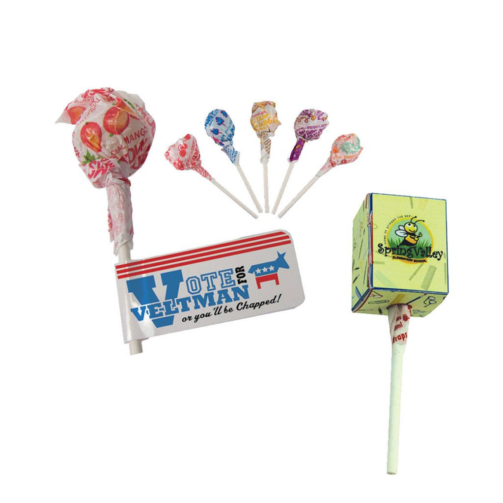 Dum Dum Lollipop with a Printed Box