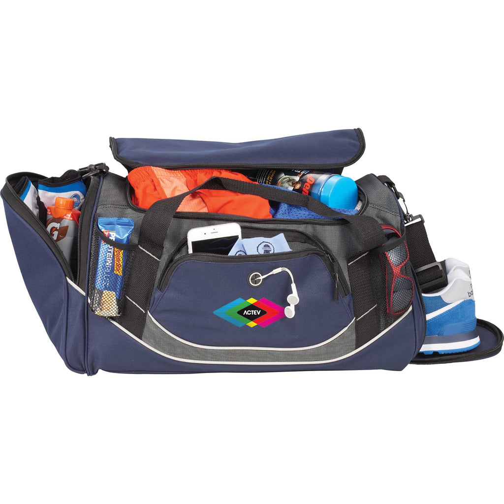Dunes Deluxe Sport Duffel Bag, 21 Inches Embroidery - Navy - Photo 2