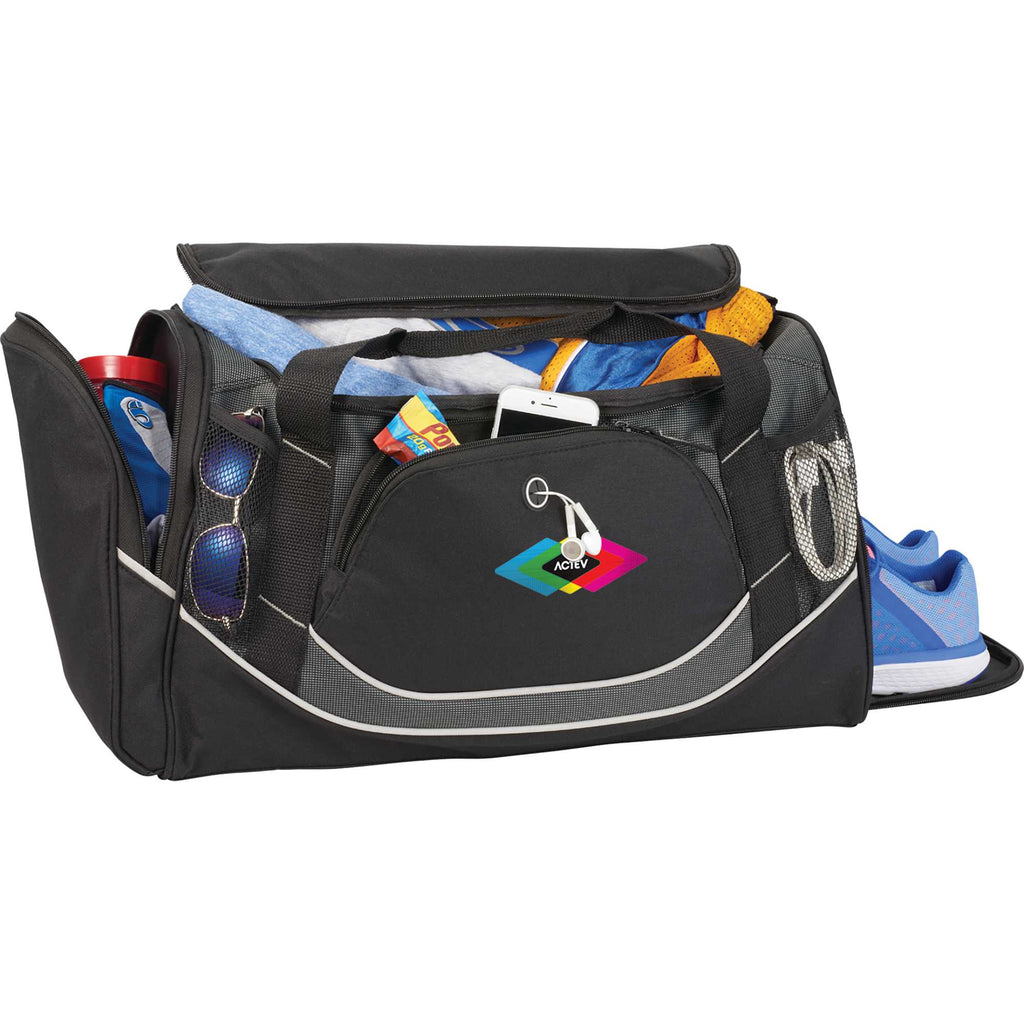 Dunes Deluxe Sport Duffel Bag, 21 Inches Transfer - Black - Photo 4