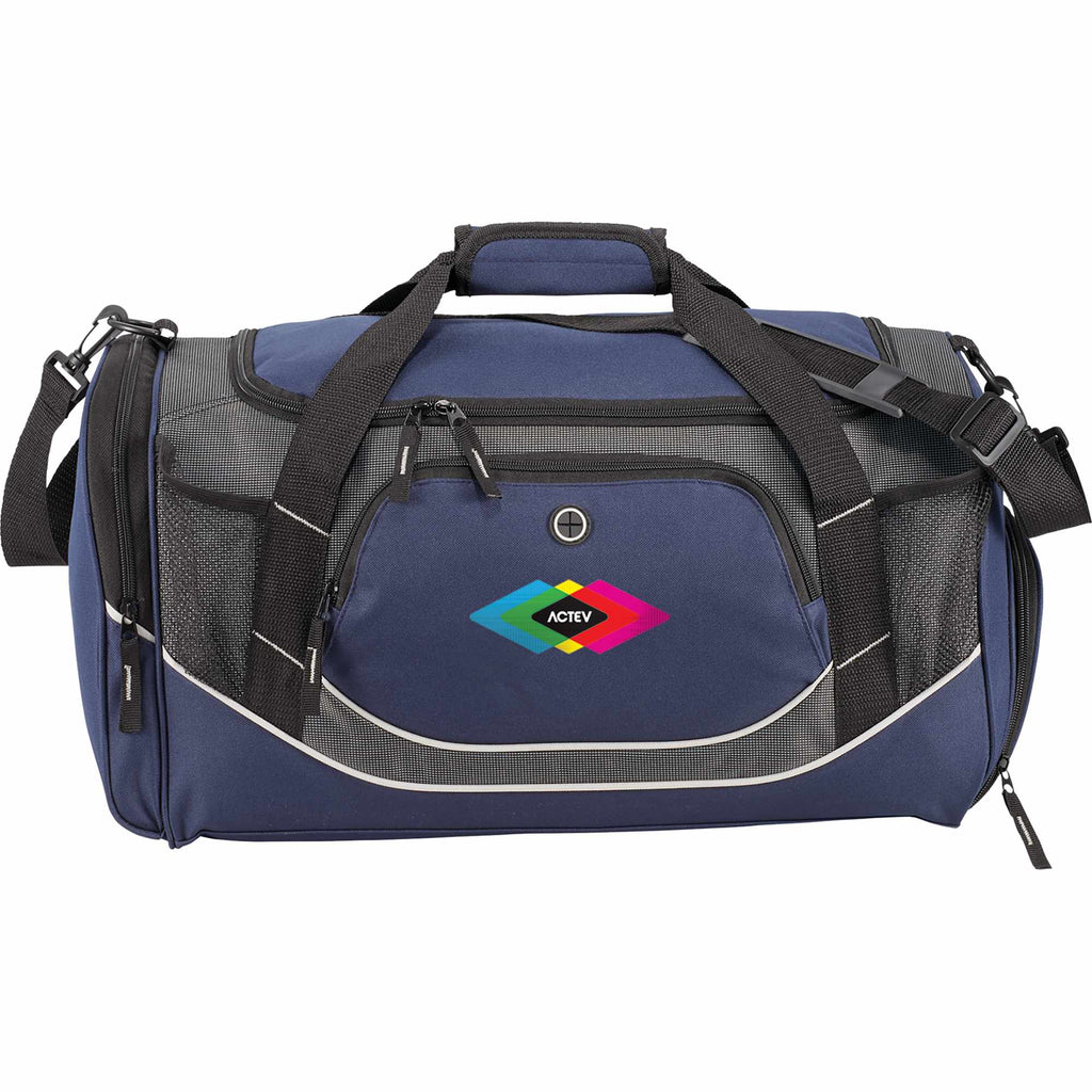 Dunes Deluxe Sport Duffel Bag, 21 Inches Transfer - Navy - Front
