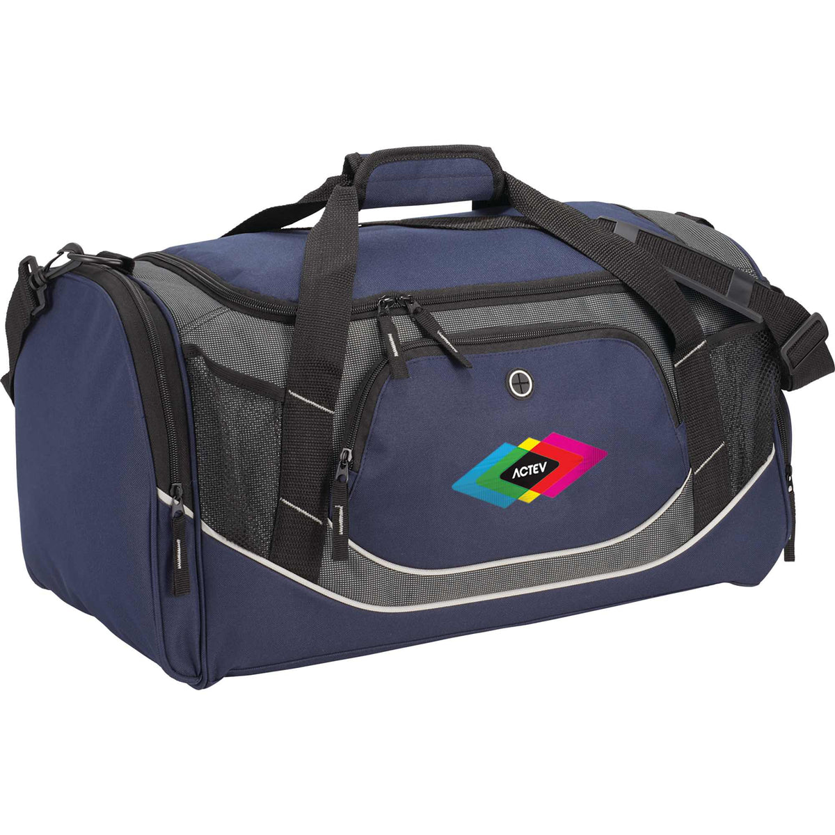 Dunes Deluxe Sport Duffel Bag, 21 Inches Transfer - Navy - Photo