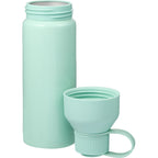 Duo Recycled Aluminum Bottle with Two-Opening Lid, 26 oz - Seaglass - Detail 2