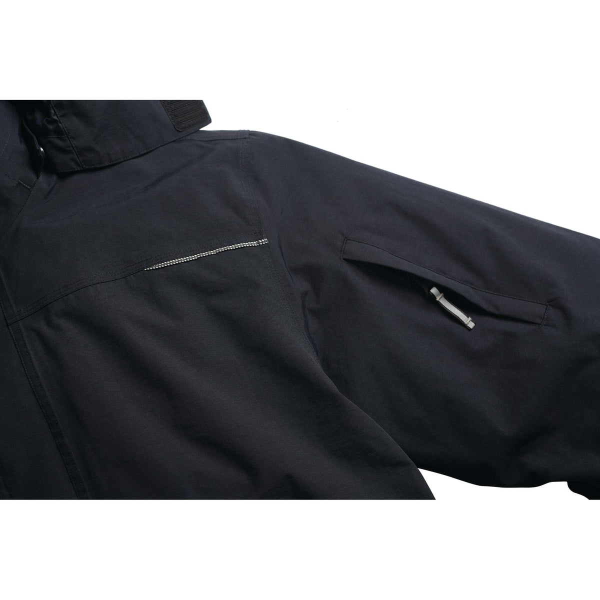 Dutra 3-in-1 Jacket with Reflective Piping for Men Embroidery - Navy - Flat