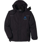 Dutra 3-in-1 Jacket with Reflective Piping for Men Transfer - Black - Flat